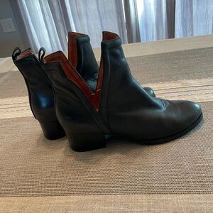 Jeffrey Campbell Black Ankle Booties